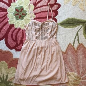 American Eagle nude dress